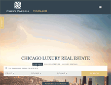 Tablet Screenshot of chezirafaeli.com